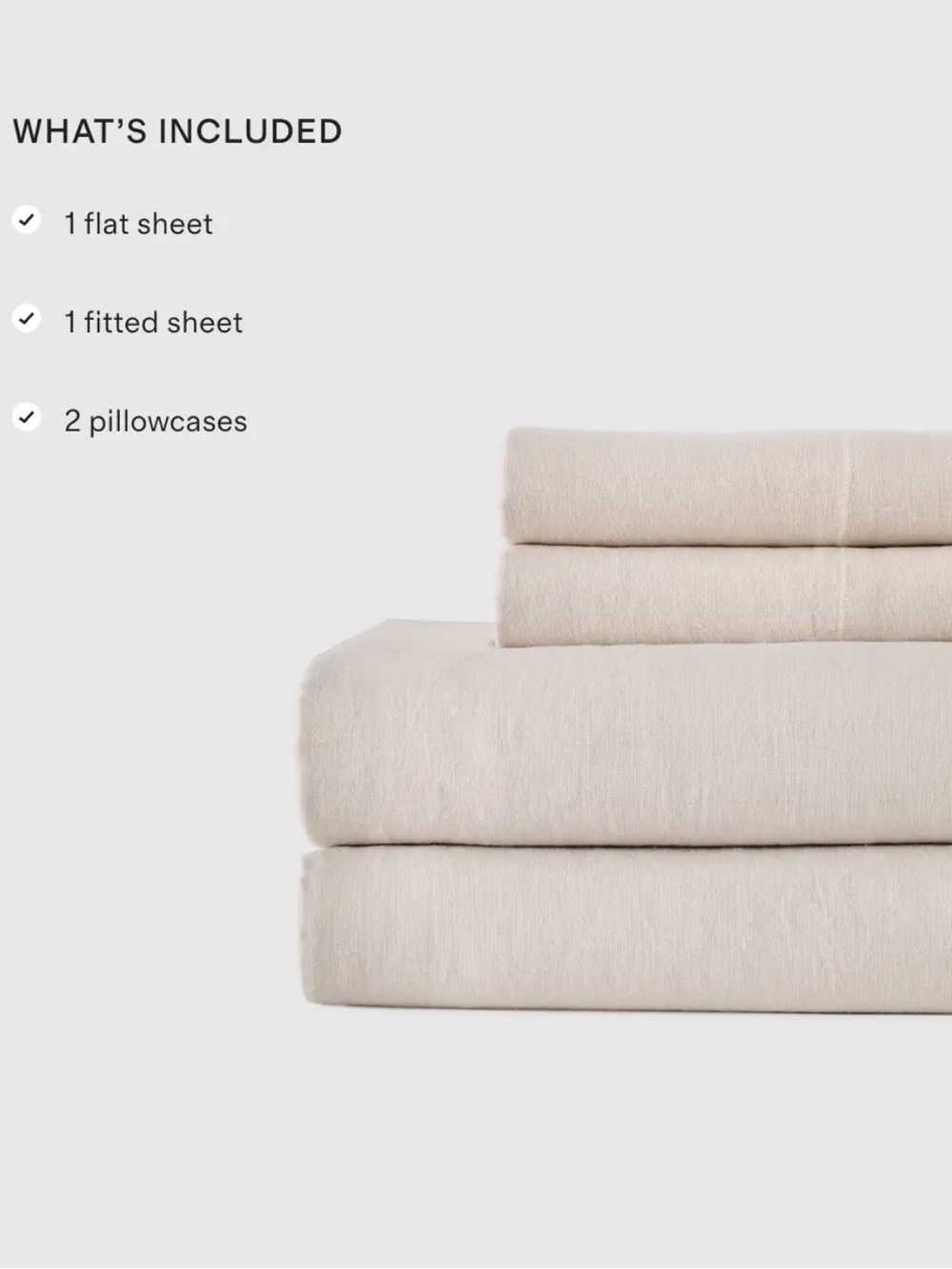 Nightfall Cal King European Linen Sheet Set - Retail $214 - Picture 3 of 5